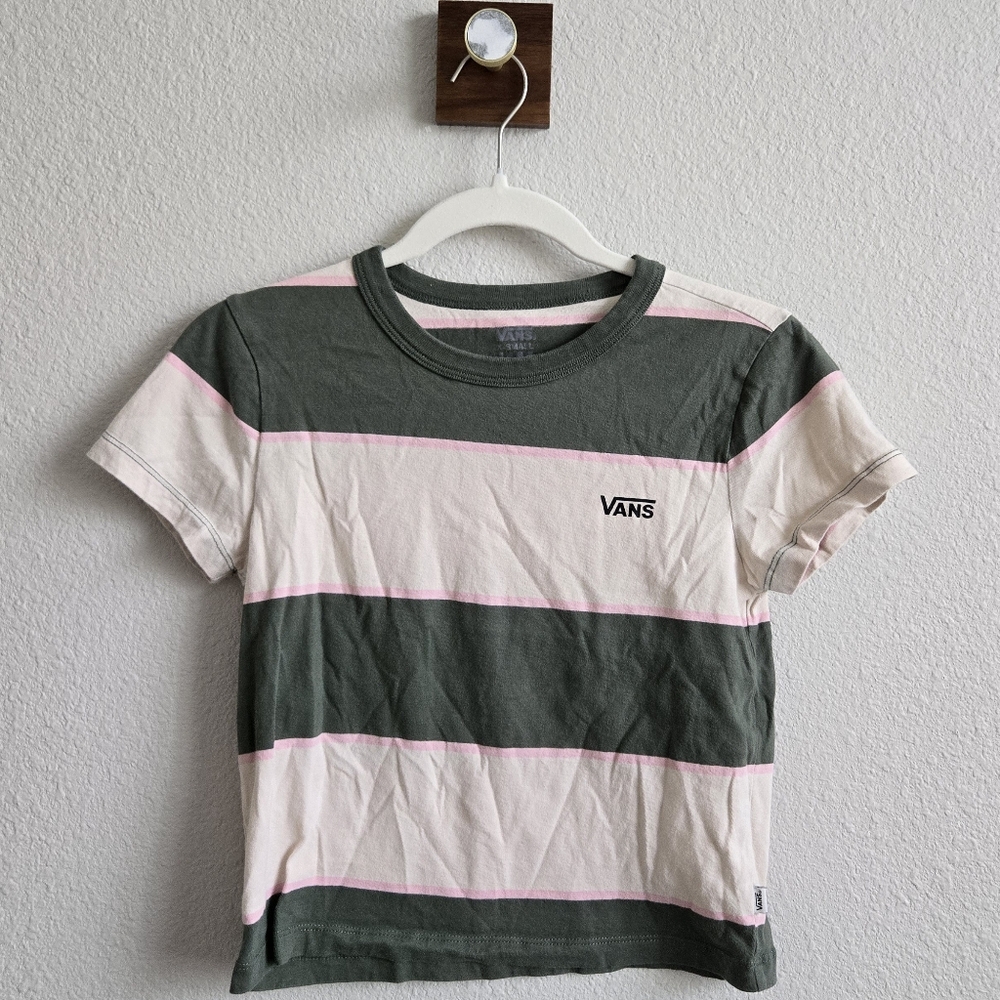 VANS striped short sleeve tee